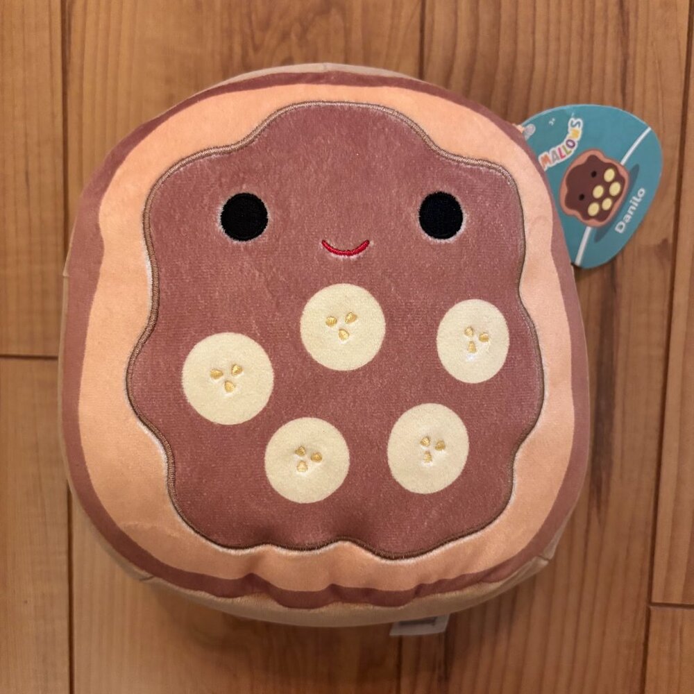 New with Tags Chocolate Banana Toast Squishmallow